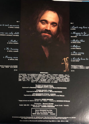 Demis Roussos : Happy To Be... (LP, Album, Gat)