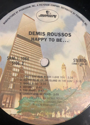 Demis Roussos : Happy To Be... (LP, Album, Gat)