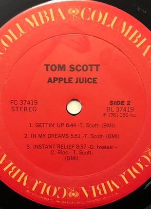 Tom Scott : Apple Juice (LP, Album, Pit)