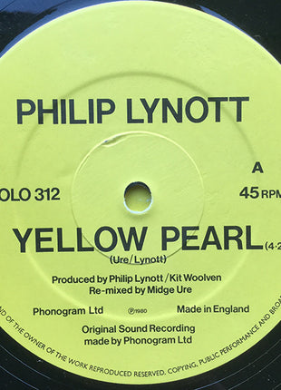 Philip Lynott* : Yellow Pearl (12")