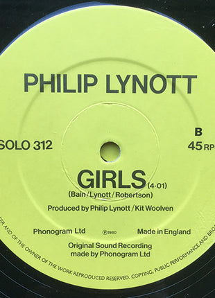 Philip Lynott* : Yellow Pearl (12")