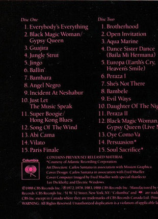 Santana : Viva Santana! (2xCD, Album, Comp)