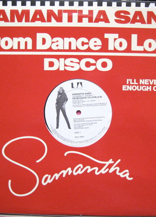Samantha Sang : From Dance To Love / I'll Never Get Enough Of You (12")