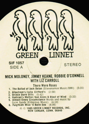 Mick Moloney, Jimmy Keane, Robbie O'Connell With Liz Carroll : There Were Roses (LP, Album)