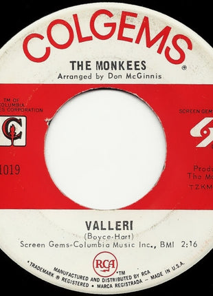 The Monkees : Valleri (7", Single, Roc)