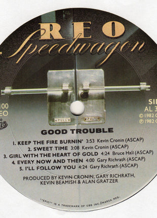 REO Speedwagon : Good Trouble (LP, Album, Pit)