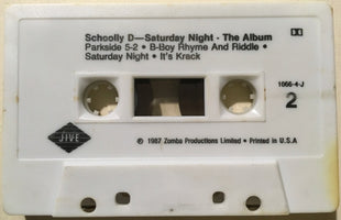 Schoolly D : Saturday Night! - The Album (Cass, Album, Whi)