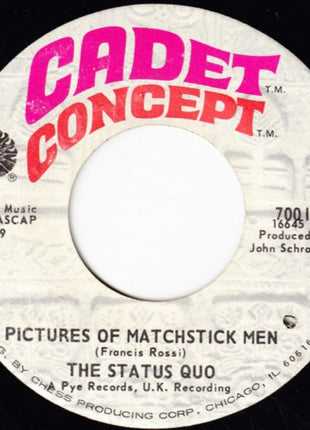The Status Quo* : Pictures Of Matchstick Men (7", Single)
