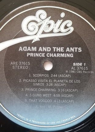 Adam And The Ants : Prince Charming (LP, Album, Ter)