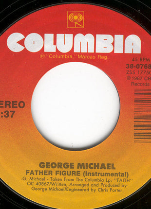 George Michael : Father Figure (7", Single, Styrene, Car)