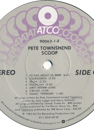 Pete Townshend : Scoop (2xLP, Album, SP )