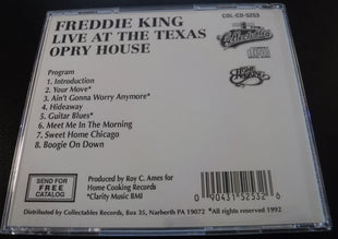 Freddie King : The Texas Cannonball - Live At The Texas Opry House (CD, Album)