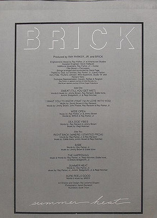 Brick : Summer Heat (LP, Album)