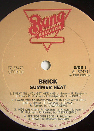 Brick : Summer Heat (LP, Album)