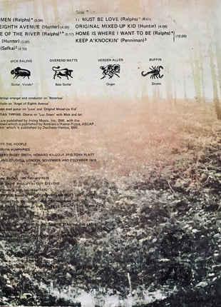 Mott The Hoople : Wildlife (LP, Album, MO )