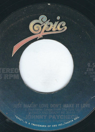 Johnny Paycheck : Drinkin' And Drivin' / Just Makin' Love Don't Make It Love (7", Single, Styrene, Ter)