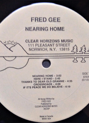 Fred Gee : Nearing Home (LP, Album)