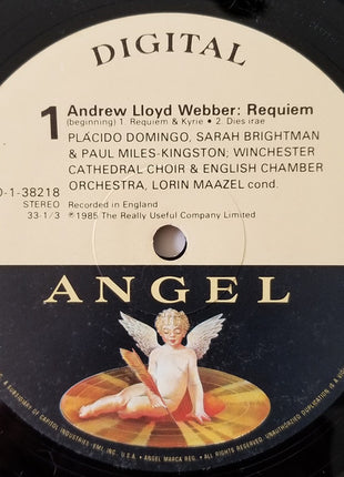 Andrew Lloyd Webber, Placido Domingo, Sarah Brightman, Lorin Maazel : Requiem (LP, Album, Wak)