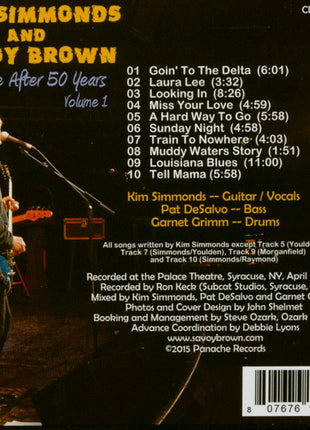 Kim Simmonds And Savoy Brown : Still Live After 50 Years Volume 1 (CD, Album)