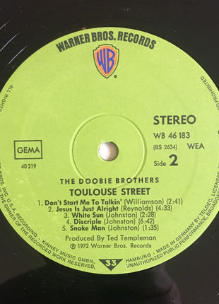 The Doobie Brothers : Toulouse Street (LP, Album, Gat)
