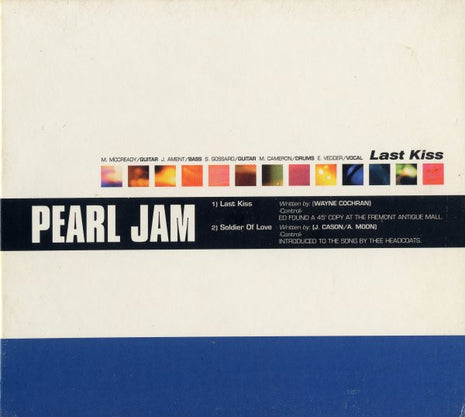 Pearl Jam : Last Kiss (CD, Single)