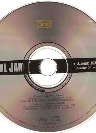 Pearl Jam : Last Kiss (CD, Single)