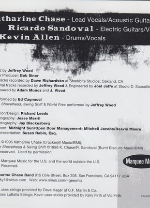 The Katharine Chase Band : The Truth (CD, Album)