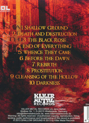 Shallow Ground : The End Of Everything (CD, Album)