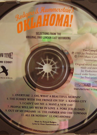 Various : Rodgers & Hammerstein's Oklahoma! - Selections From The Original 1980 London Cast Recording (CD)