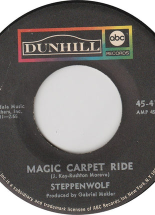 Steppenwolf : Magic Carpet Ride / Sookie Sookie (7", Single, Mono)