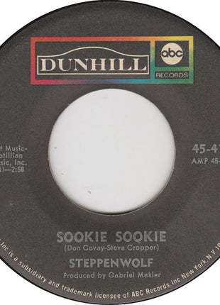 Steppenwolf : Magic Carpet Ride / Sookie Sookie (7", Single, Mono)