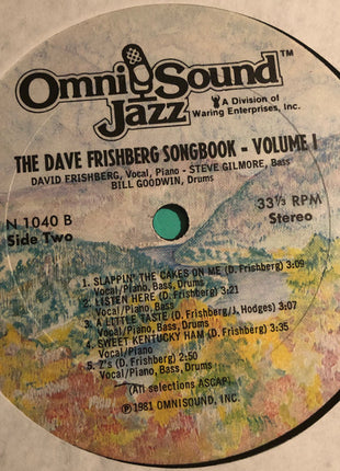 Dave Frishberg : The Dave Frishberg Songbook (LP)