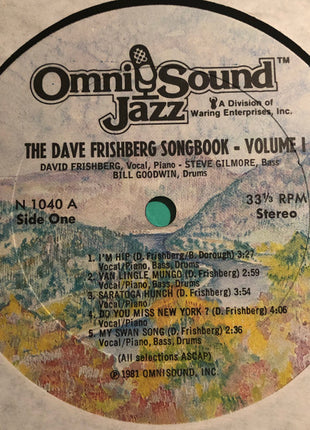 Dave Frishberg : The Dave Frishberg Songbook (LP)