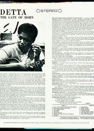 Odetta : At The Gate Of Horn (LP, Album, RE)