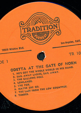 Odetta : At The Gate Of Horn (LP, Album, RE)