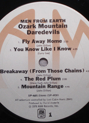 The Ozark Mountain Daredevils : Men From Earth (LP, Album, Pit)