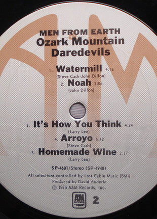 The Ozark Mountain Daredevils : Men From Earth (LP, Album, Pit)