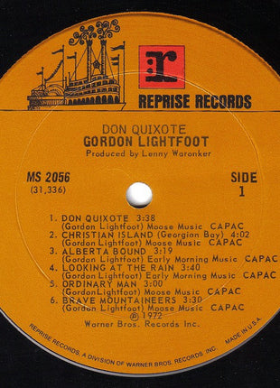 Gordon Lightfoot : Don Quixote (LP, Album, Pit)