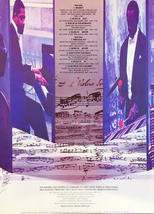 The Modern Jazz Quartet : Blues On Bach (LP, Album, RE, SP )