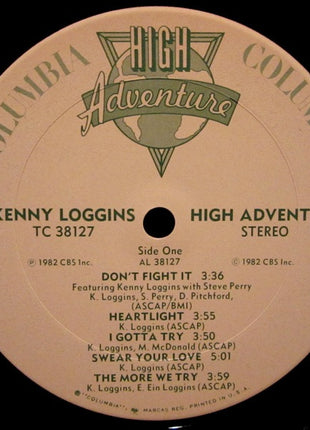 Kenny Loggins : High Adventure (LP, Album, Pit)