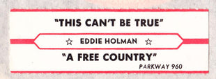 Eddie Holman : This Can't Be True (7", Single)