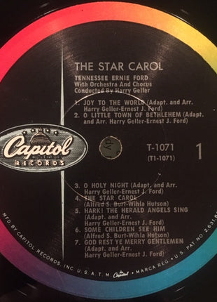 Tennessee Ernie Ford : The Star Carol (LP, Album, Mono, RP)