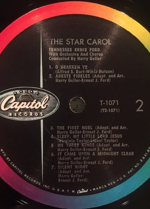 Tennessee Ernie Ford : The Star Carol (LP, Album, Mono, RP)