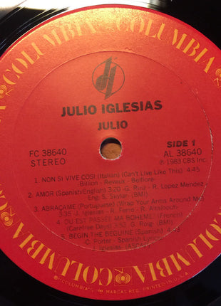 Julio Iglesias : Julio (LP, Album, Car)