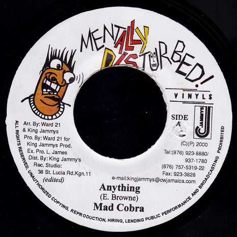 Mad Cobra : Anything (7")