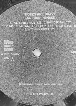 Sanford Ponder : Tigers Are Brave (LP, Album)