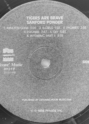 Sanford Ponder : Tigers Are Brave (LP, Album)