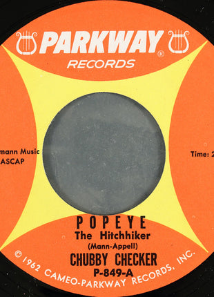 Chubby Checker : Popeye The Hitchhiker / Limbo Rock (7", Single)