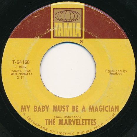 The Marvelettes : My Baby Must Be A Magician  (7", Single, ARP)
