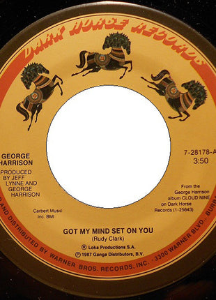 George Harrison : Got My Mind Set On You (7", Single, Spe)